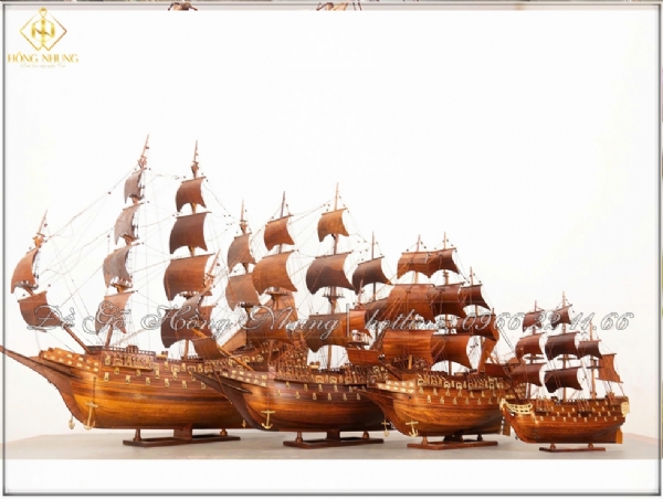 Các mẫu thuyền buồm gỗ hương lào được yêu thích